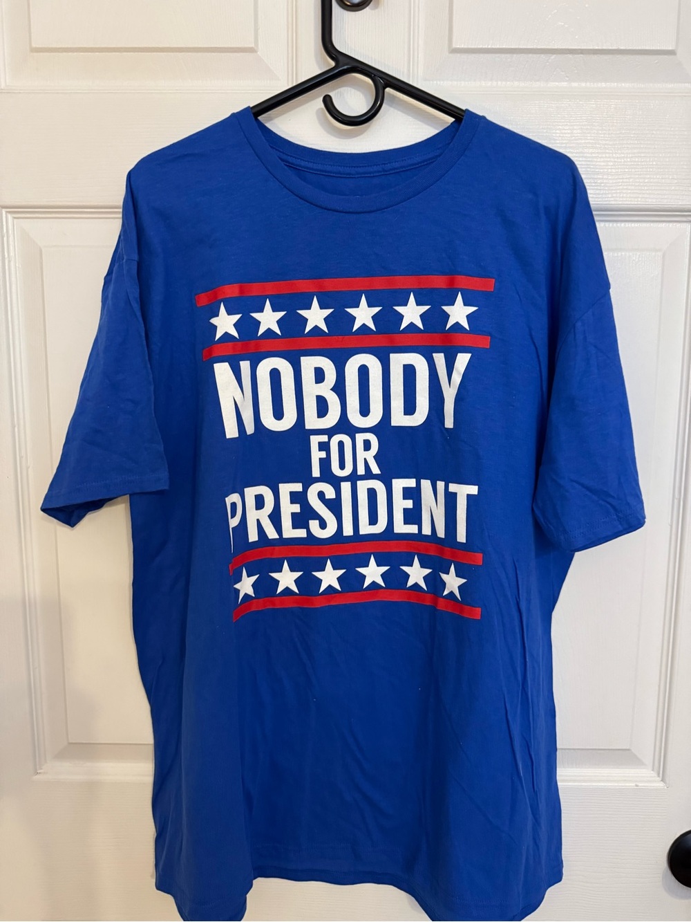 Nobody For President Short-Sleeve Graphic Tee - Blue